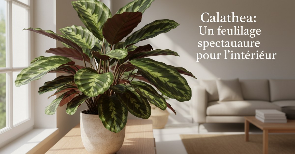 Calathea : un feuillage spectaculaire pour l’intérieur