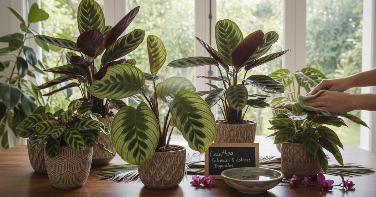 Calathea : entretien du feuillage et astuces tropicales