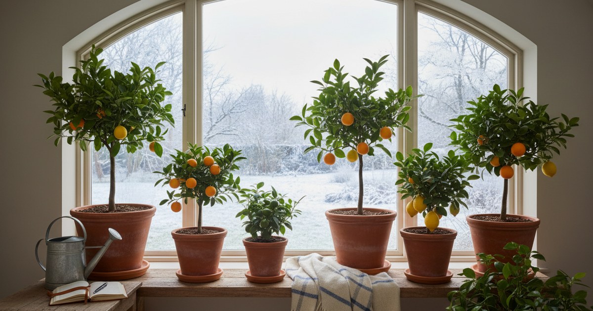 Cultiver des agrumes en pot pendant l’hiver