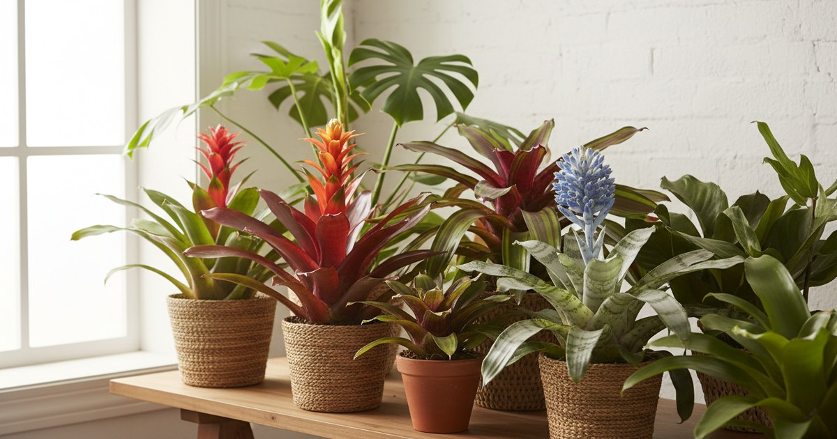 Broméliacées : éclat tropical en intérieur